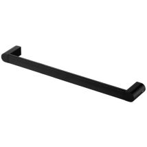 Porte-serviette noir – zamak enduit de poudre – 490 mm largeur – 70 mm profondeur – 30 mm hauteur – Bisk