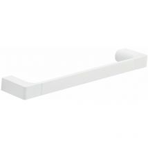 Porte-Serviettes 35 Cm Blanc Mat Laiton Chromé - Fixation Avec Vis Incluses -GiacintoGiacinto