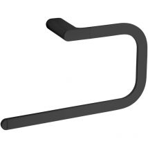 Porte-serviettes annulaire Mito noir mat - Inda