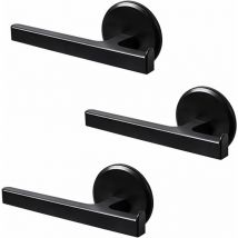 Porte-Serviettes de Bain Porte-Rouleau de Papier Toilette Porte-Serviettes à Ventouse en Plastique Ensemble de Porte-Serviettes de Bain pour Salle de