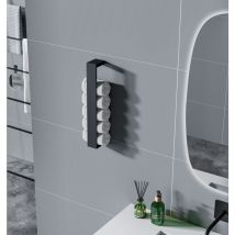 Bernstein - Porte-serviettes design HH40 pour montage mural - couleur sélectionnable Noir mat