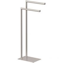 Porte-serviettes double