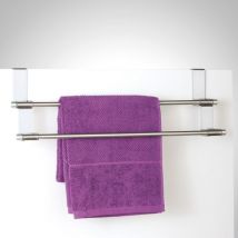 Porte-serviettes double, cintre de porte Zeller