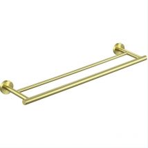 Porte-serviettes Double porte-serviettes Salle de bains Porte-serviettes de bain Porte-serviettes Porte-serviettes en acier inoxydable SUS304