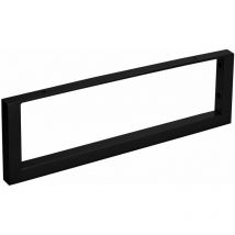 Porte-serviettes en acier inoxydable finition noir mat Tecom DRGM48NR Noir mat