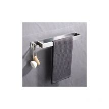 Porte-Serviettes en Acier Inoxydable,Porte Serviette d'invités Auto-adhésif sans perage,Porte-Serviettes de Bain adhésif avec Crochets pour Salle de