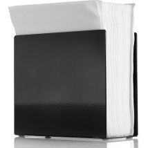 Porte-serviettes en acrylique - Porte-serviettes en métal pour table à manger noire - Porte-serviettes - Porte-serviettes de cuisine rustique