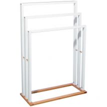 Porte Serviettes En Bambou Blanc Five
