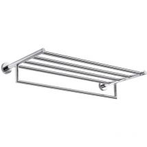 Porte-serviettes Gealuna en acier chromé L.65 cm - Inda
