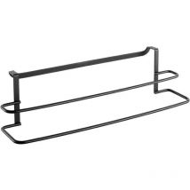 Porte-serviettes Metaltex Galileo 38x10x9 cm Noir