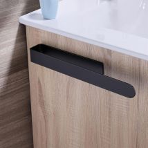 Porte-Serviettes Non-Drilling en Acier Inoxydable Salle De Bains Porte-Serviettes Autocollant Porte-Serviettes Porte-Serviettes Salle De Bains