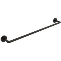 Porte-serviettes Sbecà en laiton noir L.65,5 cm - Lineabeta