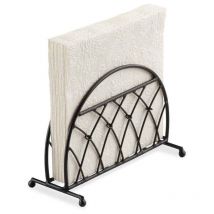 Porte-serviettes sur pied Ambiente Grille Noir