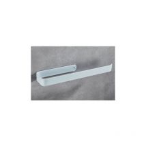 Porte Sopalin Mural Blanc, 33cm Porte Essuie Tout Mural Auto-Adhésif ou à Percer, Support Sopalin Space en Aluminium pour Cuisine, Salle de Bain,