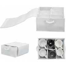 Dunedesign - Porte Tasse en Feutre pour Camping Car - 28x21 Porte Gobelet Camping Rangement