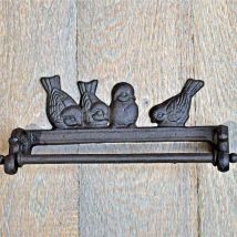 Porte torchon oiseaux 10x24x8 cm