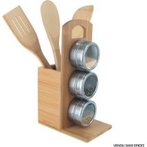 Porte ustensiles et épices en bambou Cook