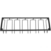 Rwoythk - Range Verre Suspendu, Support pour verre à vin en métal avec 6 rangées de support pour verres à vin verres à vin pour famille, restaurant,