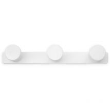 Portemanteau X3 blanc avec vis 430X47X44 Inofix 3073-2-