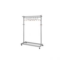Alba - Vestiaire mobile alliant métal et bois