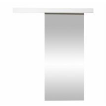 Mirjan24 – Porte coulissante Atlanta 189 – Blanc – Largeur 770 mm, Hauteur 2050 mm, Stratifié, Aluminium, Mécanisme silencieux