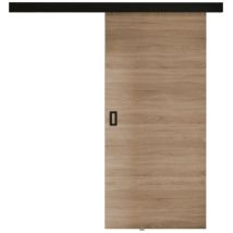 Mirjan24 – Porte coulissante Dover 168 – Sonoma chêne – Largeur 86 cm, Hauteur 205 cm, Stratifié, Aluminium