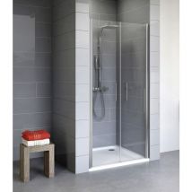 Schulte - Portes de douche battantes, verre 5 mm transparent anticalcaire, profilé aspect chromé, Style 70 x 192 cm