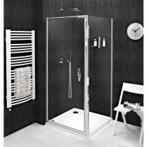 Gelco - Portes pivotantes à écran carré sigma simply 800x800mm l/r variante, verre clair