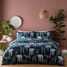 Portfolio Home - Wild Safari Teal Duvet Cover Set King Bedding Set