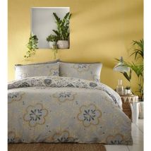 Portfolio Home - Portfolio Morocco Ochre Duvet Cover Set Reversible Bedding Bed Set Double
