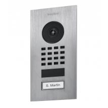 Doorbird - D1101V Unterputz Interphone vidéo ip Wi-Fi, Ethernet Station extérieure acier inoxydable V4A (brossé) A840252