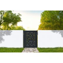 Portillon acier NALI ARLBERG 100 x 120cm Noir mat