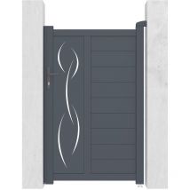 Portillon aluminium 1m life 100x160cm