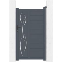 Portillon aluminium 1m life 100x180cm