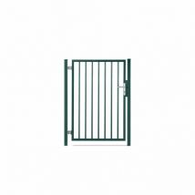 Easycloture - Portillon barreaudé acier galvanisé passage 1m h 1m20 Vert