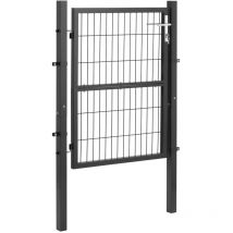 Wiesenfield - Portillon de jardin Portillon acier 105 x 170 cm Verrouillable