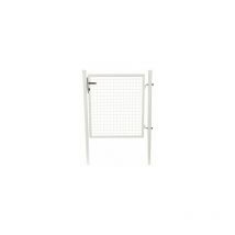 Cloture&jardin - Portillon Jardin Grillagé Blanc jardimalin - 1,5 mètre