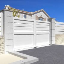 Intersun - Portón batiente mixto l 3500 x h 1625 mm