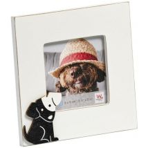 Walther Design - Portraitrahmen Hund 9x9cm Weiß