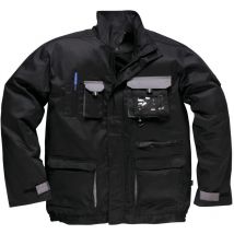 Arbeitsjacke mit 12 Taschen TX10 Schwarz Gr. s - Schwarz - Portwest