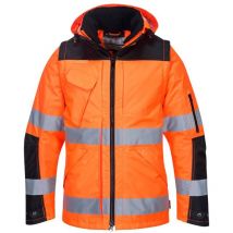 Blouson 3-en-1 Pro Hi-Vis couleur : Orange/Noir taille xl Portwest