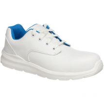 Chaussures de sécurité basses à lacets Blanche 45