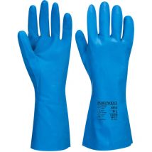 Gants Nitrile Contact Alimentaire Bleu m - Taille 8