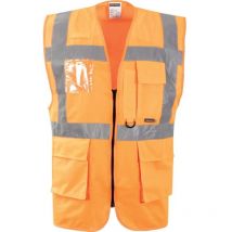 S476 Hi-vis Orange Executive Vest (3XL) - Portwest