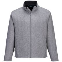 Veste Softshell homme Print & Promo (2 couches) Gris Marl 2XL