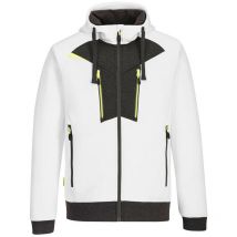 Sweat à capuche zippé DX4 Blanc l