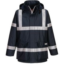 Veste de pluie fr anti-statique Bizflame couleur : Marine taille s Portwest