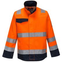 Portwest - Veste Modaflame Orange/Marine ris couleur : Orange/Marine taille m