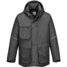 Winterparka wasserabweisend mit 10 Taschen Grau xxl - Grau - Portwest