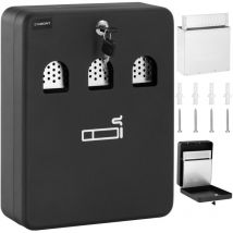 Posacenere da parete Posacenere da muro chiudibile 30 x 24 x 9 cm